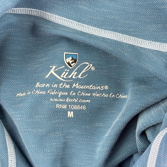 Kuhl Women's Full Zip Hooded Sweatshirt Size M Blue Pockets Long Sleeve Outdoors - Picture 4 of 9